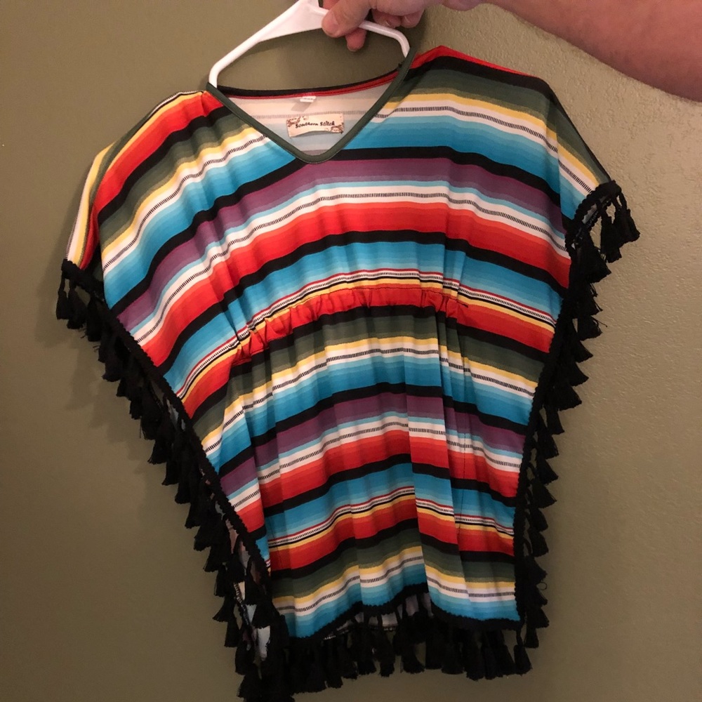 Toddler poncho shirt